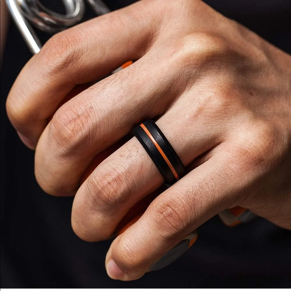 ThunderFit Silicone Rings for Men - 15 Rings